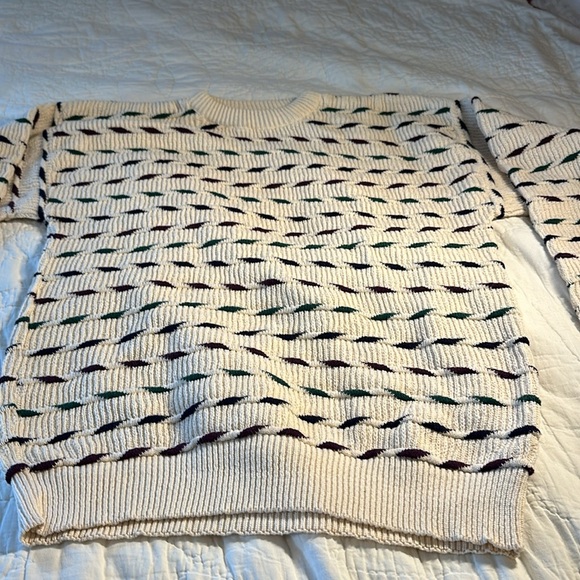 Vintage 90s American Crew Club Sweater Sz L - Picture 4 of 9